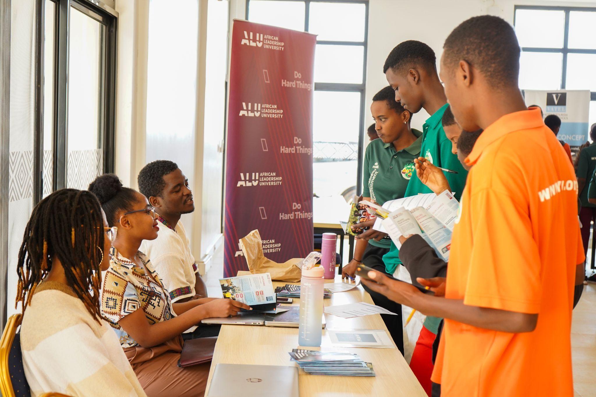 Students learn about universities and scholarship opportunities at ASYV's Education Fair